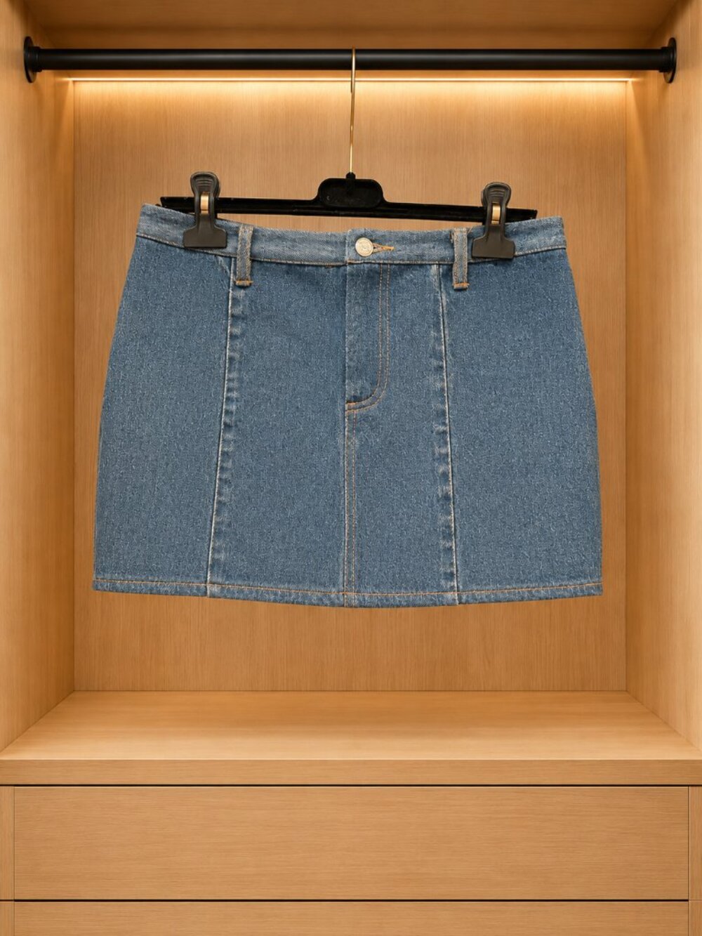 EB Denim Mini Skirt